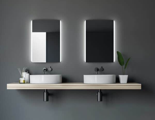 Specchio da bagno LED 50 x 70 cm - TALOS CHIC